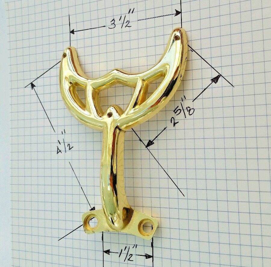 42"Polished Brass Ceiling Fan Blade Arm Replacement Bracket Hunter