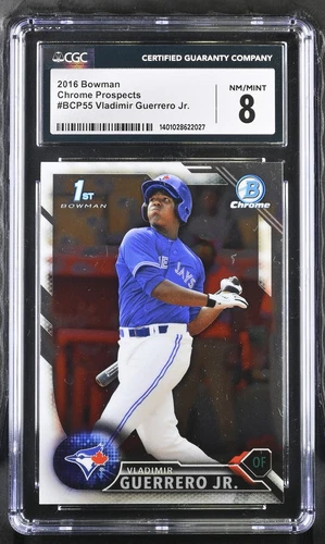 2016 Bowman Vladimir Guerrero Jr. #BCP55 Rookie CGC 8