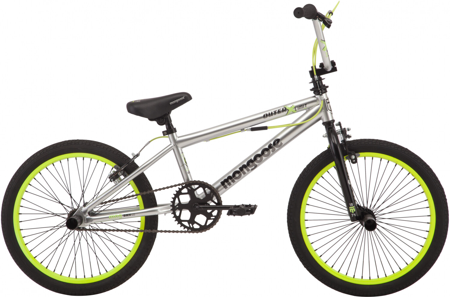 mongoose bmx silver