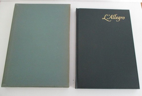 John Milton & Wm. Blake, L'ALLEGRO & IL PENSEROSO Limited Editions Club 1954 - Foto 2 di 9