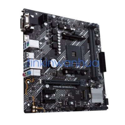For ASUS PRIME B450M-K II Socket AM4 AMD B450 DDR4 VGA+DVI+HDMI