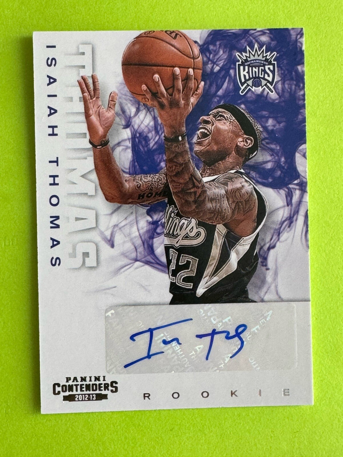 Isaiah Thomas 2012 Panini Contenders #270 Auto Autograph RC Rookie