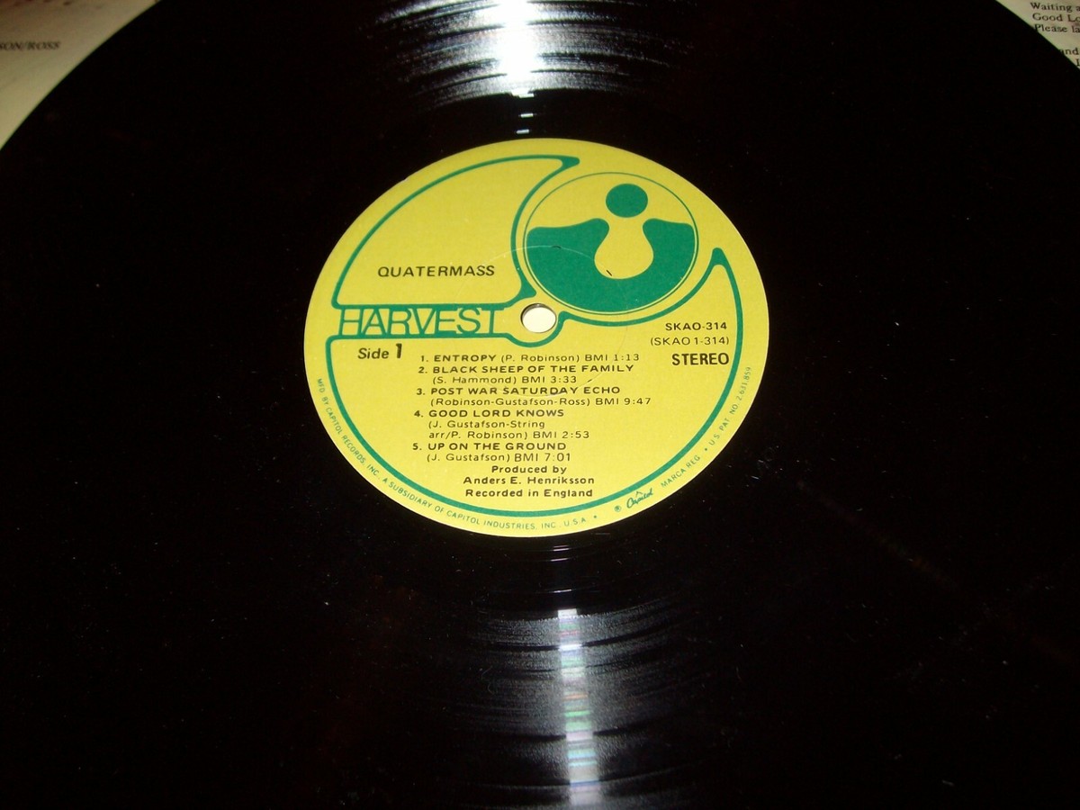 Quatermass Original EMI/Harvest Lp SKAO-314 Gatefold British Psych