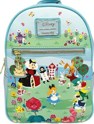 Loungefly Disney Alice in Wonderland Chibi Mini Backpack – Exclusive Design Loungefly Disney Alice in Wonderland Painting The Roses Red  main image 4