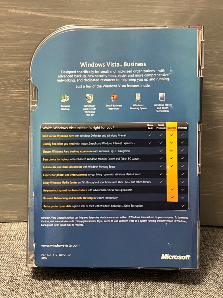 Microsoft Windows 7 Professional Upgrade & Windows Vista Microsoft Windows 7 Professional Upgrade & Windows Vista