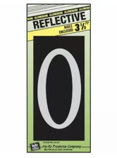 Hy-Ko 3-1/2 In. White House Number Zero