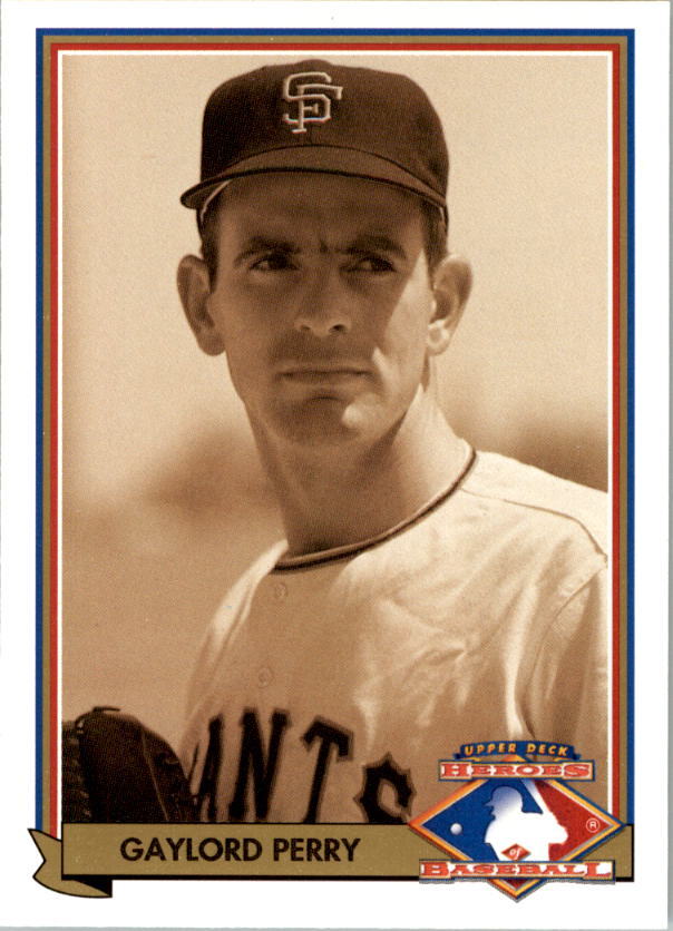 1991 Upper Deck Heroes of Baseball #H2 Gaylord Perry San Francisco Giants