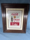 Coca-Cola Handmade Cross Stitch Vintage Custom Coke Logo Collage