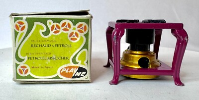 VTG Collectible PLAYME Paraffin Stove PENCIL SHARPENER w BOX MadeIn Spain 1 of 2
