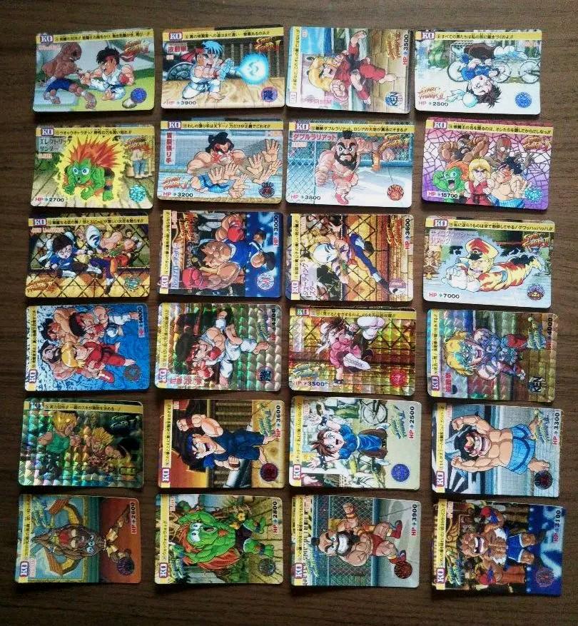 カプコン BANDAI ストリートファイターII カード セット カプコン BANDAI ストリートファイターII カード セット