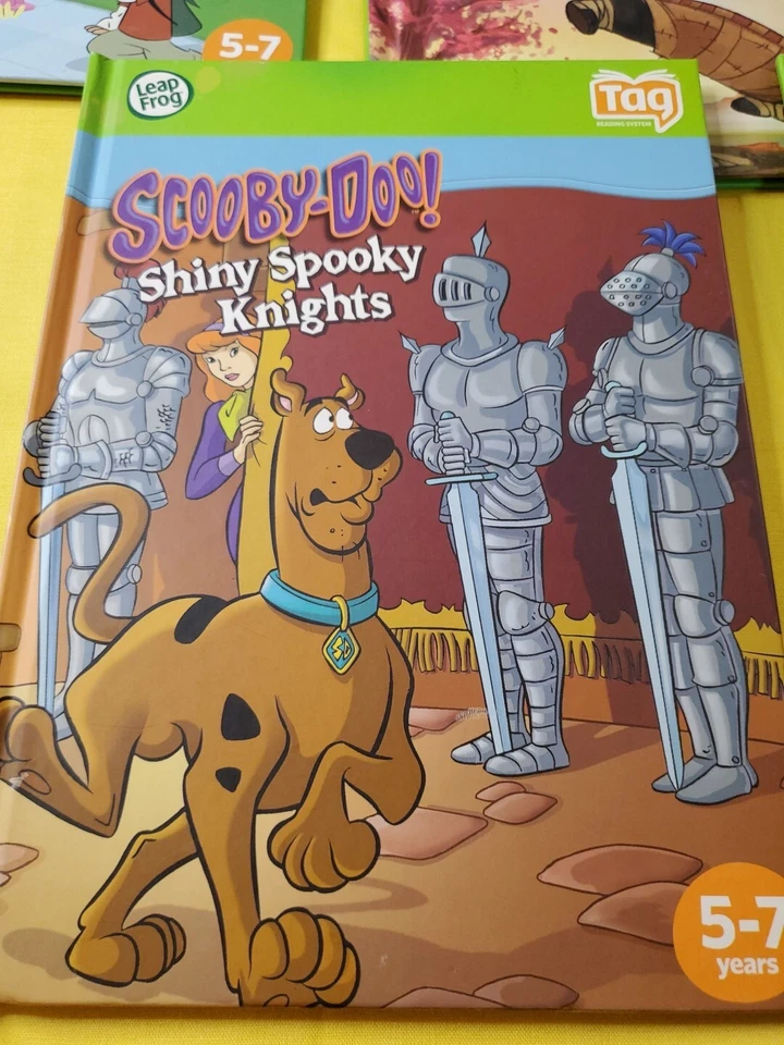 Lot Of 8 Leap Frog Tag Scooby-Doo Ozzie Pirates Spongebob Kung Fu Panda Green E - Image 2 of 4