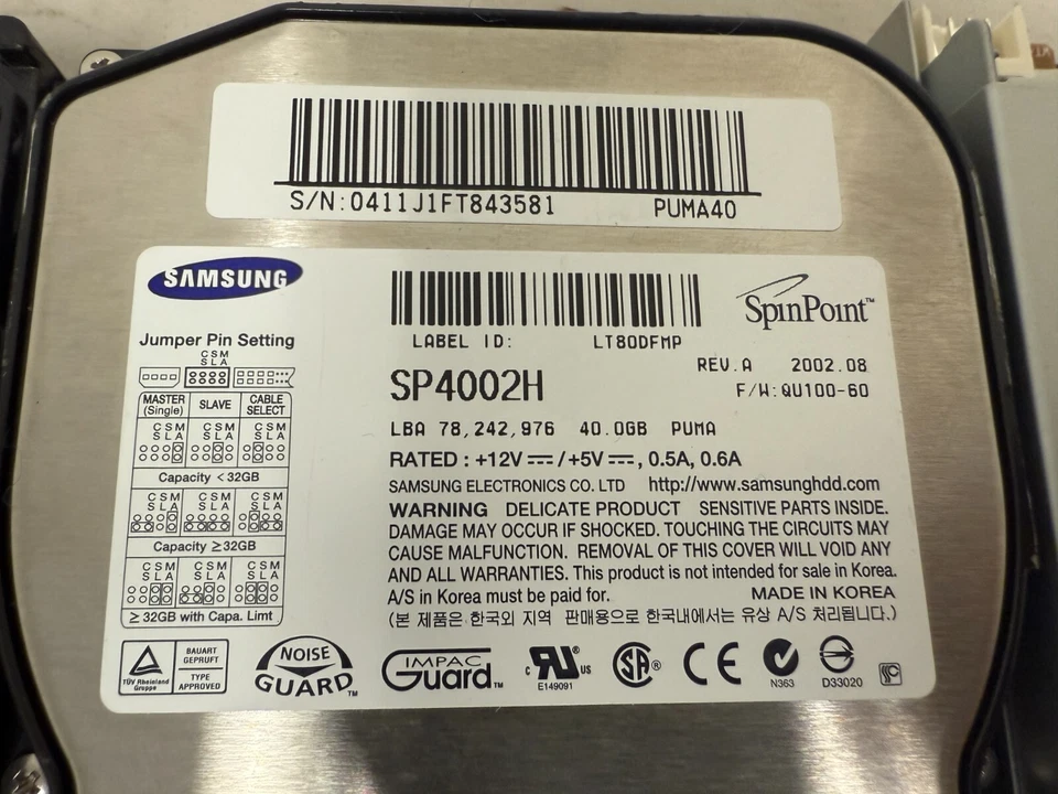 Lot Of 4 Desktop Hard Disk Drive Western , Seagate X1, Samsung X1 - Image 4 of 4