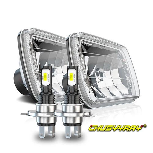 For Toyota Pickup 1982-1995 Truck 4Runner 7x6" LED Headlight DRL Hi-Lo Beam