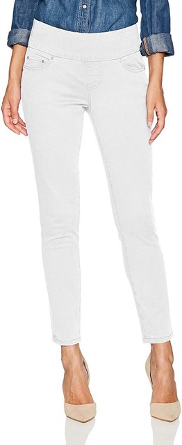 Jag Jeans Women's Jeans High Rise Slim Ankle Pull on White Size 10 for sale online | eBay