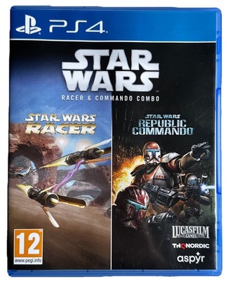 Star Wars Racer and Commando Combo Sony PlayStation 4 PS4 PS5 Action Videospiel