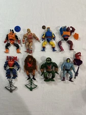 Vintage He-Man MOTU 1985 Wave 4 Weapons Dragon Blaster Grizzlor Leech Mantenna
