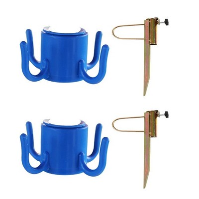 Für starken Rasenspieß Sonnenschirmhalter 2er Pack für sichere Outdoor Schirmhalterung