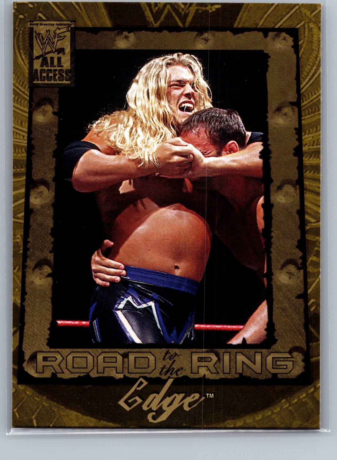2002 Fleer WWF All Access Road to the Ring Edge #84 Rated R Superstar WWE Legend