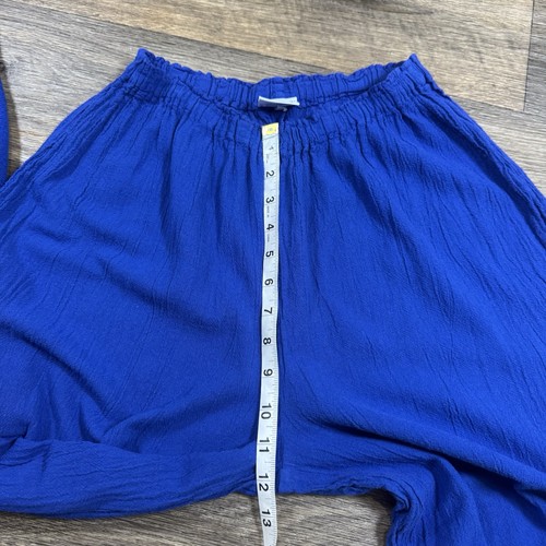 Oh my gauze pants size 1 Cobalt Blue Wide Leg - Picture 7 of 14
