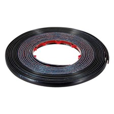 16ft x 1/4" Auto Molding Trim Car Door Protector Strip, Glossy Black