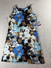 Iolani Dress Womens Large Floral Sleeveless Tank Hawaiian Made in Hawaii NWT