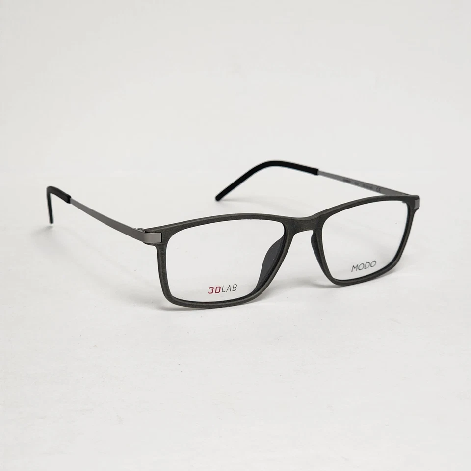 MODO GAMMA Unisex Ultra-Ligero 3D LAB Titanio Cuadrado Gafas en Oliva | 52mm Foto 3 de 4