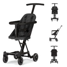 Lightweight Aluminum Stroller with Soft Ride Wheels Compact Fold for Travel