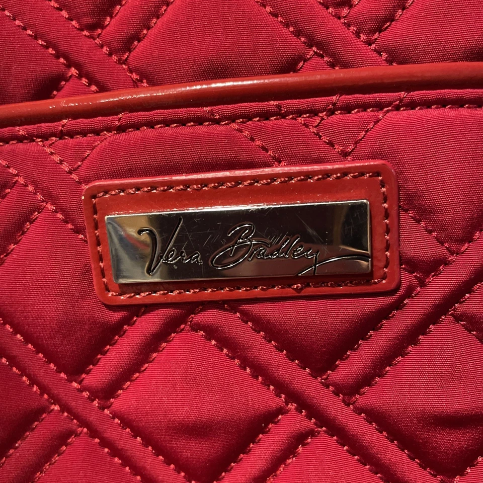 Vera Bradley Canyon Sunset Pattern Red Trimmed Vera Weekender Tote - Image 3 of 4