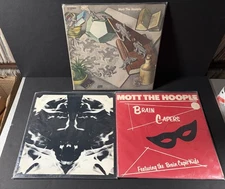 Mott The Hoople Lp x 3 Lot - Self Titled Mad Shadows Brain Capers VG++/ Ex Vinyl