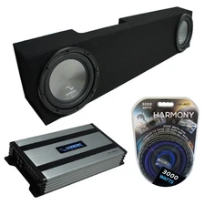 06-18 Fits Dodge Ram Mega Cab Harmony A102 Dual 10" Sub Box & HA-A800.1 Amp
