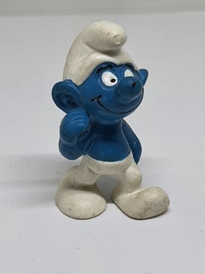Wandern - Reise  - Schlumpf/Smurf - Figur - Peyo von Bullyland (F5)