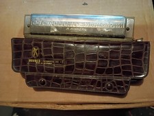 HOHNER "64 CHROMONICA" MODEL 280/64 "C"  BROWN VINYL CASE