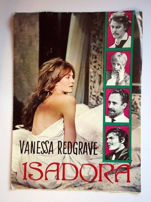 Isadora - Vanessa Redgrave - Karel Reisz James Fox - Presseheft + 2 Pressefotos