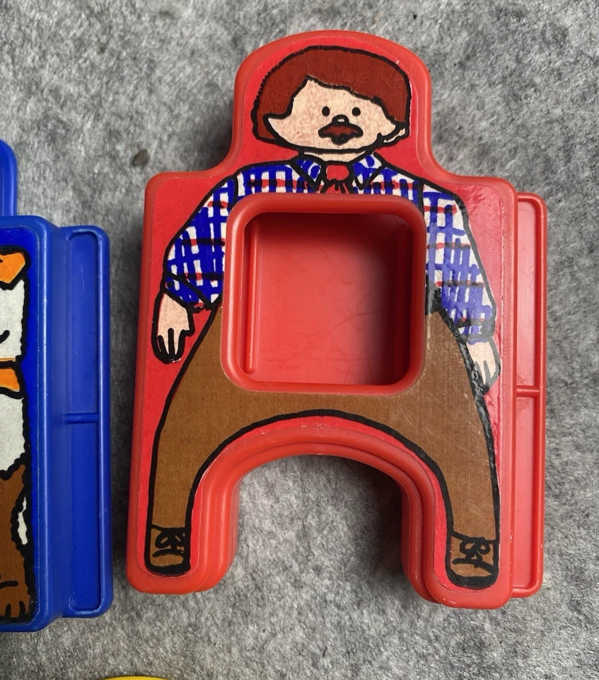 1984 Scrabble People Building Play Set Happy Family 130 REPLACEMENT FIGURES - Image 4 of 4