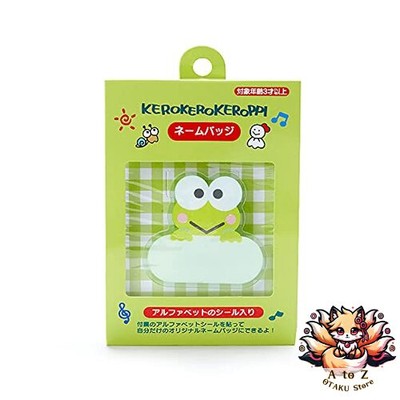 SANRIO Custom Name Badge - Acrylic Clip-On With Letter Stickers, Kawaii Style