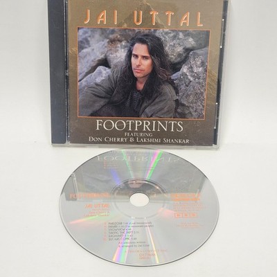 Jai Uttal   Footprints (feat. Don Cherry & Lakshmi Shankar) 1990 World CD VG+