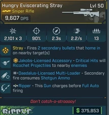 Borderlands 4 🌟 STRAY KINETIC JAKOBS DAEDALUS SHOTGUN 🌟 MAX DPS 🌟