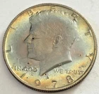 1978 S Kennedy Half Dollar Rainbowish Discoloration