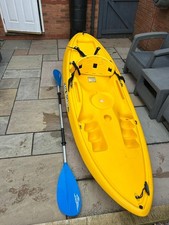 Ocean Kayak Yak Board - used, sit on top, includes paddle, back rest and trolley