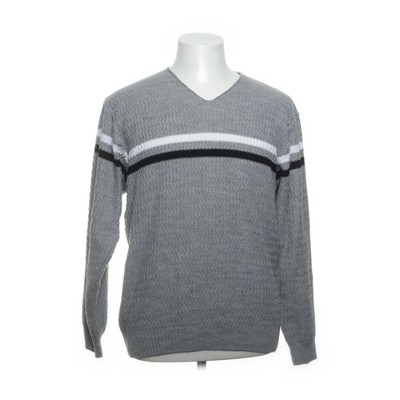 Rawik, Pullover, Größe: XL, Grau/Schwarz/Weiß, Acryl, Streifen #w7K