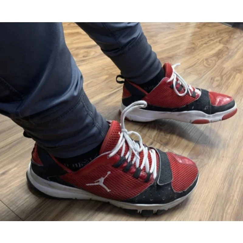 Nike Jordan Zapatos Trunner Dominate 1.5 Correr Hombres 7 Gimnasio Rojo Con Cordones 580608-601 Foto 2 de 4