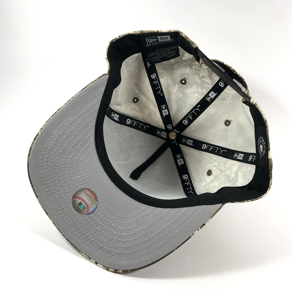 Эксклюзивная бейсболка New Era Boston Red Sox КАМУФЛЯЖ ИЗ НАСТОЯЩЕГО ДЕРЕВА 9FIFTY A-Frame - Изображение 4 из 4