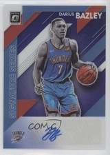 2019 Panini Donruss Optic Signature Series Purple Prizm Darius Bazley Auto 14sx