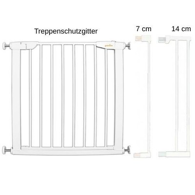Türschutzgitter Treppenschutzgitter 75 bis 109 cm Tür Schutzgitter Guardino REER