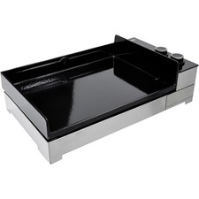 Plancha gaz FORGE ADOUR Premium 60 Inox 2brûleurs à poser, 58.5x40.5 cm