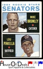 1964 Topps #167  1964 Rookie (Mike Brumley / Lou Piniella) Senators RC