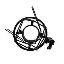 Universal Microphone Shock Mount Black Metal Vibration Isolation Spider Mount