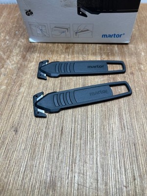 (Qty.2) MARTOR 145001.16 SECUMAX Box Tape Strap Film Yarn Cutter Knife Tool