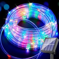 Solar Lichtschlauch Lichterkette AußEn 10M 100Leds Wetterfest 8 Modi FüR Garten