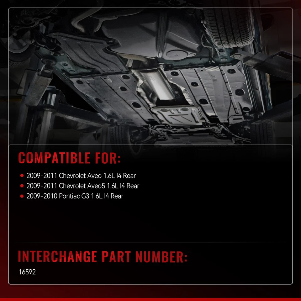 Rear Catalytic Converter For 2009-2011 Chevrolet Aveo Aveo5 1.6L EPA APPROVED - Image 2 of 4